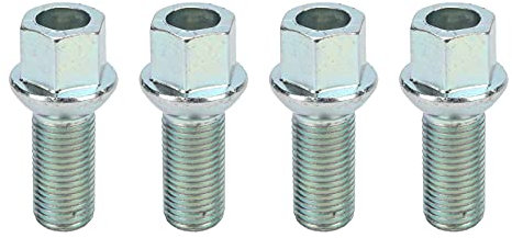 Tissting Bulloni per Capocorda Ruota, Eleganti Bulloni in Ferro M14x1,5 con Filettatura 29 mm, 4 Pezzi per Auto A4L, Accessori per Pneumatici