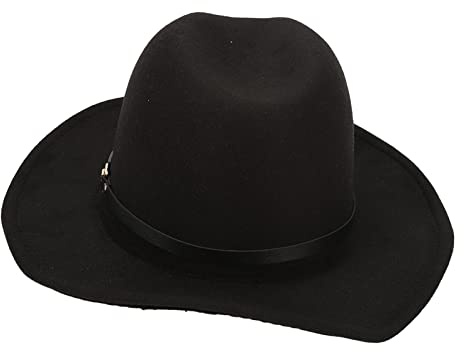 COCOYUEMA filtmössa för kvinnor, solhatt med bred brättning för UV-skydd, lätt utomhusträdgårdshatt med justerbar rem, klassisk svart och brun design