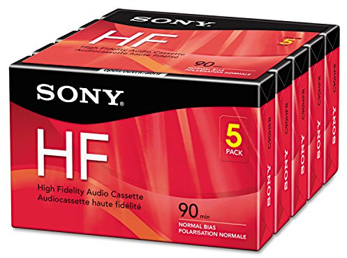 Sony 5C90HFR 90-Minute HF Cassette Recorders 5-Brick