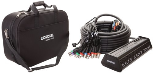 CORDIAL - Stage Box 16 entradas 8 salidas XLR Cable 30 m