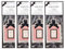 Sam Story Orange Blossom and Bay Car Air Freshener Pack of 4 - MADE IN BRITAIN - Now With FREE Extra Car Air Freshener Sample!