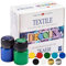 Decola Set Pintura Textil Acrilica | 9x20ml Colores Por Ropa Resistentes En Lavadora | Hechos da Neva Palette