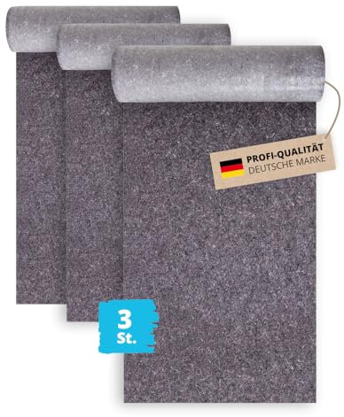 591 ALFA - Toile de couverture, 3 pièces, 1 m x 25 m - avec protection de surface 180g/m², toile de couverture et de protection