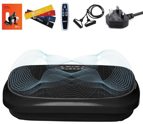 LifePro Waver Mini Oscillation Vibration Plate, Portable Full Body Workout Platform for Weight Loss & Recovery at Home, 200W Quiet Motor, 99 Speed Settings, 117 kg Capacity