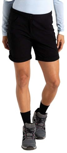 Dare2b Womens Melodic Iii Mountain Active Cargo Shorts, Black, 20 EU
