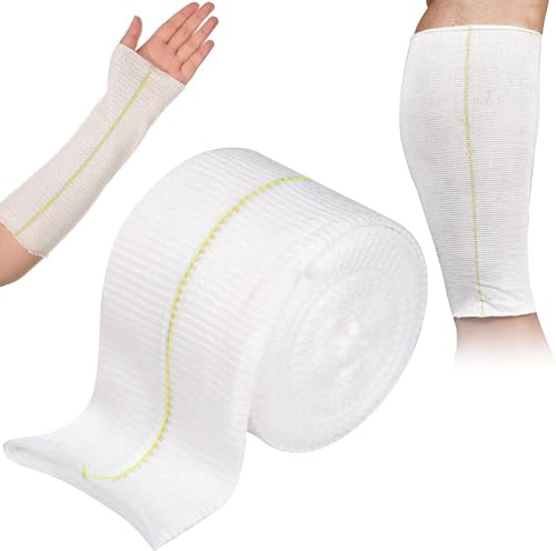 Vendaje Tubular Elástico De 10,75 Cm x 5 m, Vendaje De Soporte, Fijación De Vendaje De Manguera, Vendaje De Fijación De Estiramiento, Para Las Rodillas Tobillo Manguera Vendaje De Fijación.