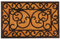 Esschert Design Schmutzfangmatte, Fußmatte aus Gummi mit Kokoseinlage, rechteckig, ca. 60 cm x 40 cm