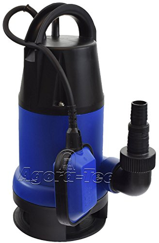 Agora-Tec® Schmutzwasser Tauchpumpe dirty water 900W mit max: 0,9 bar und max: 14000l/h