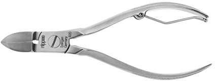 nippes Solingen Nagelzange für starke Finger- und Fußnägel, 13 cm, Vernickelter Stahl, Profi Nagelzange, Erleichtert das Kürzen von festen Nägeln, Made in Germany