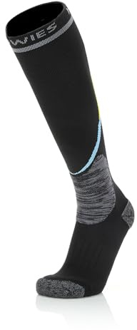 Howies Hockey - Pro Style Skate Socks - Large (Mens 10-13) - Reinforced Ankle Padding and Moisture-Wicking Material - Premium Ice Hockey Socks