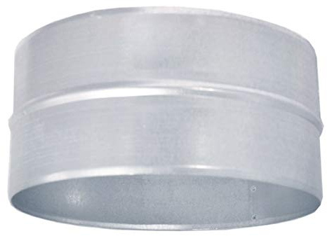 Proper Tools Ventilation Ducts, Connector Pipe, Joiner - 80mm - Galvanised- Ducting Tube Connect, Flue Liner, Chimney Flue