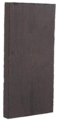 Deror Schwarzes Ebenholz, schwarzes Ebenholz Holz Original Holz Holz Rohling DIY Material für Musikinstrumente Werkzeuge(120 * 60 * 10mm)