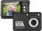 Appareils photo numériques compacts, Andoer 1080p 48MP Appareil photo numérique Zoom 8X Écran LCD de 2,7 pouces avec sac de transport sangle de poignet pour débutants, enfant, adulte, noir