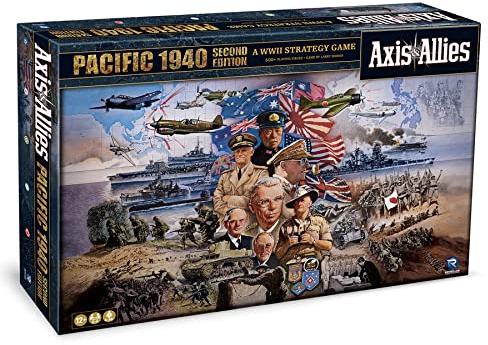 Renegade Game Studios Axis & Allies: 1940 Pacific Second Edition War Miniatures Strategy Board Game, Renegade, Age 12+, 2-4 Players, 6Hr