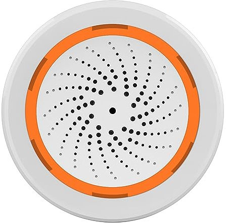1 Pièces Tuya ZigBee Capteur de Sirène Sonore et Lumineuse Intelligent Système de Sécurité Domestique Smart Life pour Tuya
