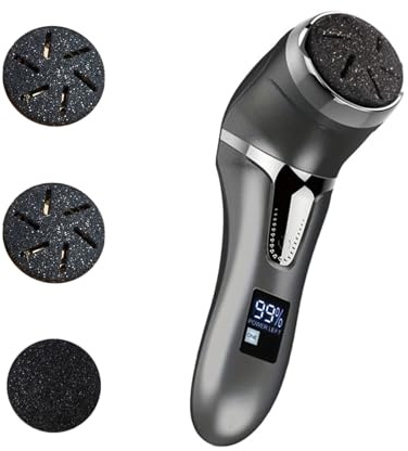 Removedor eléctrico de callos de pies, herramientas de pedicura profesional, cuidado de limas de pies, mejor para piel muerta agrietada y agrietada