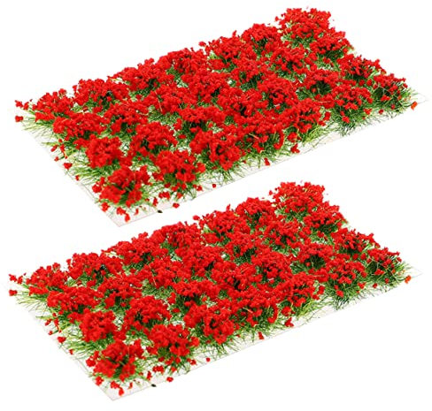 DIYEAH Touffes Herbe Artificielles Décoration De Table Sable Modèle De Fausse Herbe Irrégulières pour Jardins Décoratifs Miniatures