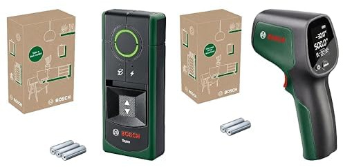 Bosch Détecteur Truvo 2ème Génération & Thermomètre Infrarouge UniversalTemp