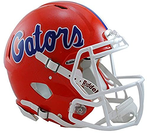 NCAA Florida Gators Revolution Speed Full-Size Authentic Football Helmet, Orange