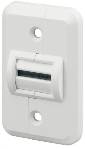 Selve Energiespar Gurtführung zum Nachrüsten, in weiß, rechteckig, bis 23 mm Gurtbreite