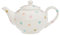 Premier Housewares Confetti Teapot, 1300 ml-Multi-Coloured Dolomite, Ceramic, 16 x 26 x 15 cm