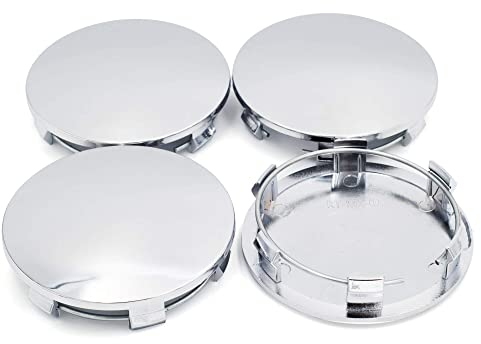 RhinoTuning 4 Stück Radnabenkappen für Nabendeckel Chevry GMC Cadillac OD 83 mm ID 76,4 mm, Chrom Radnabenabdeckung Geeignet für 2007-2013 Avalanch 2001-2017 Suburbane Tahoe Rad, 9595891 Felgendeckel