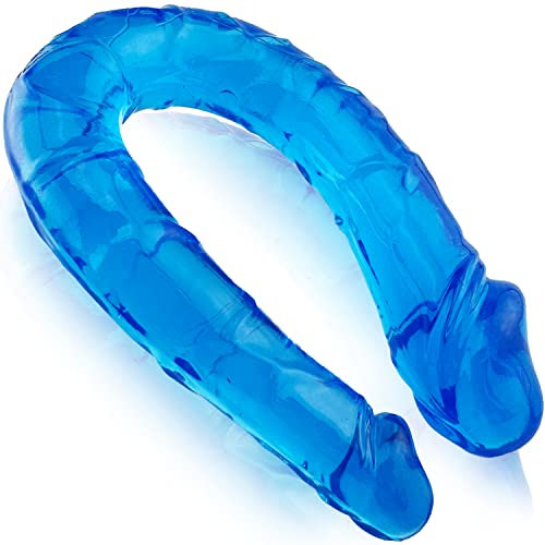 Doppeldildos Realistischer Dildo 30 cm Sextoy Länge Flexibler TPE G-Punkt Stimulation 100% Wasserdicht Dildo Anal Durchmesser von 2-3 cm Weicher Dildo Analdildo spielzeug damen dildos FOPS D28