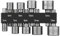 HPHOPE 9 Stück Steckschlüssel Set 5mm-13mm Stecknuss Bit Adapter 1/4 Zoll Sechskantschaft für Bohrer oder Akkuschrauber
