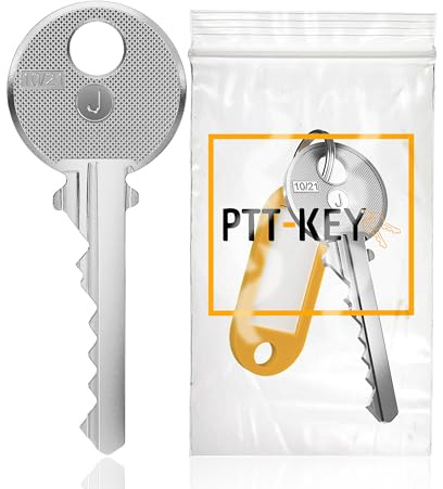 PTT-KEY - Llave PTT J10 para cerradura de buzón y entrada de edificio - Llave universal - Barril de buzón - Pase PTT J10 - Pase universal - Llave PTT J10