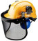 Impact Resistant Forestry Helmet head harness construction Hard Hat Visor P10