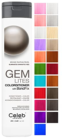 CELEB LUXURY Gemlites Tahitian Pearl Colorditioner - 240 g, Braun, Vegan, Chemikalienfrei