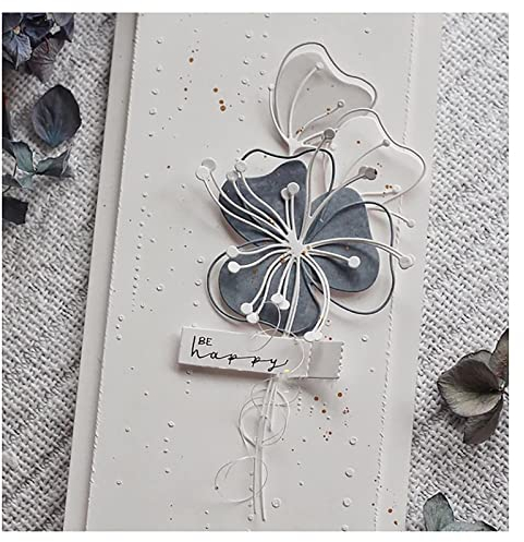 IOSPKKIO® Lotusblatt-Stanzformen, Feiertags-DIY-Dekoration, Metallform-Stanzformen, Scrapbooking, Stanzschablonen für die Kartenherstellung, DIY Schnittschablonen