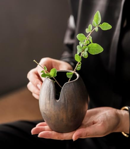 Japanese Style Ceramic Flower Vase Small Ikebana Flower Bud Vase Flower Arrangement Pottery Vases 36
