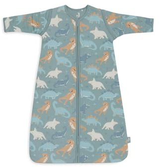 Jollein Unisex baby sovsäck med avtagbara ärmar, Roarsome, 90 cm