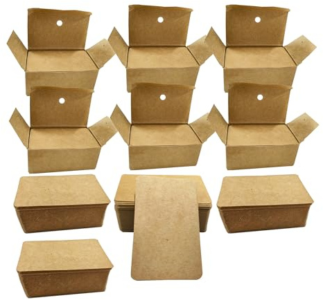 YKUKIZEE 1000PCS Kraft Blank Business Card, 8.9 x 5.2 cm Blank Playing Card | Brown Blank Message Cards, for Word Flash DIY Activity Shorthand Memory