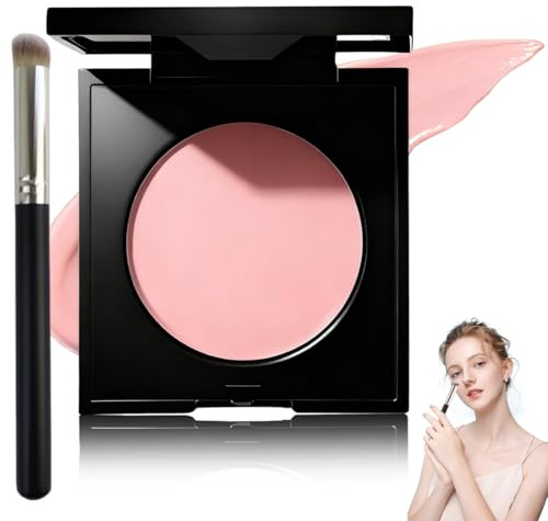 Correttore Occhiaie Illuminante alla Rosa – Correttore Rosa per Occhi Stanchi, Coprenza Naturale, Formula Idratante e Resistente all'Acqua, Ideale per Pelli Sensibili