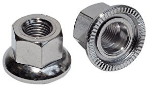Weldtite WEL8033 Track Nut - Silver, 1cm