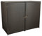 gartenmoebel-einkauf Mülltonnenbox für 2X Tonnen bis 120 Liter, 130x66x110cm, Stahl + Polyrattan Geflecht Mocca