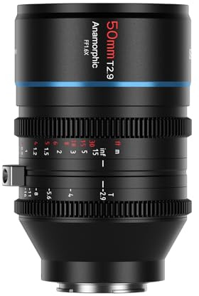 SIRUI 50mm T2.9 1.6X Full Frame Anamorphic Cine Cinema Objetivo Lens Lenses Lente(RF Mount)