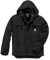 Carhartt, Herren, Lockere Arbeitsjacke aus ausgewaschenem Segelleinen mit Sherpa-Futter, Schwarz, XL