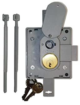 BRICOQUI SERRATURA RICAMBIO PER CONTATORE ENEL MONOFASE, Grigio