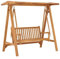 vidaXL Teak Massiv Hollywoodschaukel Gartenschaukel Schaukelbank Hängeschaukel Schaukel Bank Gartenbank Gartenmöbel Hängebank 174cm
