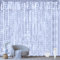 Ollny Curtain Lights Indoor Outdoor, 300LED 3mx3m Waterfall Hanging Plug in String Lights, Waterproof Window Lights for Bedroom/Wall/Outdoor/Wedding/Party, Cool White