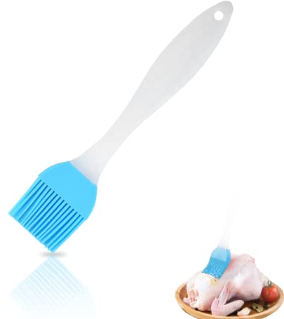 Pennelli da Pasticceria in Silicone - Spazzola da Cucina, Forno e BBQ - Multiuso per Cottura e Bistecca (Blu)