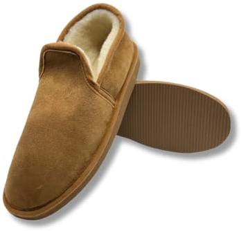 MAISON THURET | Pantoufles/Chaussons Printemps/Eté/Automne/Hiver Homme et Femme | Peau de Mouton 100% Naturelle | du 36 au 47 | Intérieur et Extérieur | Propriétés thermorégulatrices