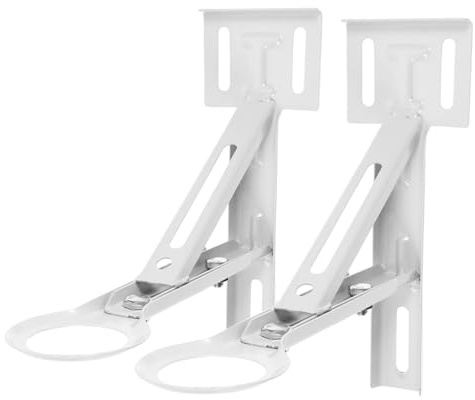 HOMSFOU 2pcs Stainless Steel Undermount Sink Bracket Sink Support Holder for Kitchen Bathroom Washbasin Support