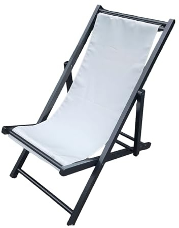 Classic Wooden Deckchair Folding Sun Lounger Beach Garden Outdoor Chair E 128 * 58cm