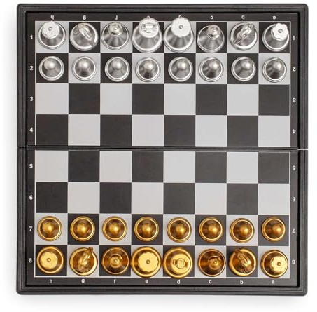 SVCEQZE Jeu D Échecs,Plateau Pliable Magnétique Set D échecs - Activité Interactive Portable pour Adultes Et Adolescents Voyage Camping Salle De Classe