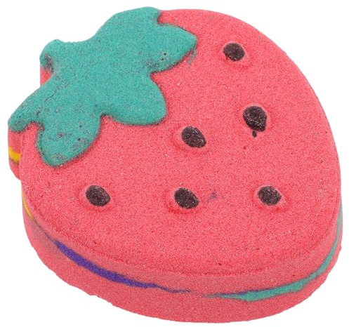 TOPBATHY Bomba de Baño Natural para Mujer con Aroma Rosa Relajante y Suavizante Bola Efervescente para Baño Romántico y Cuidado Piel Regalo San Valentín