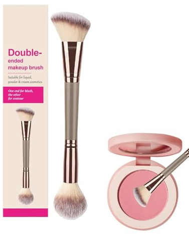 Cepillos de maquillaje de doble cara – Herramienta de fusión para